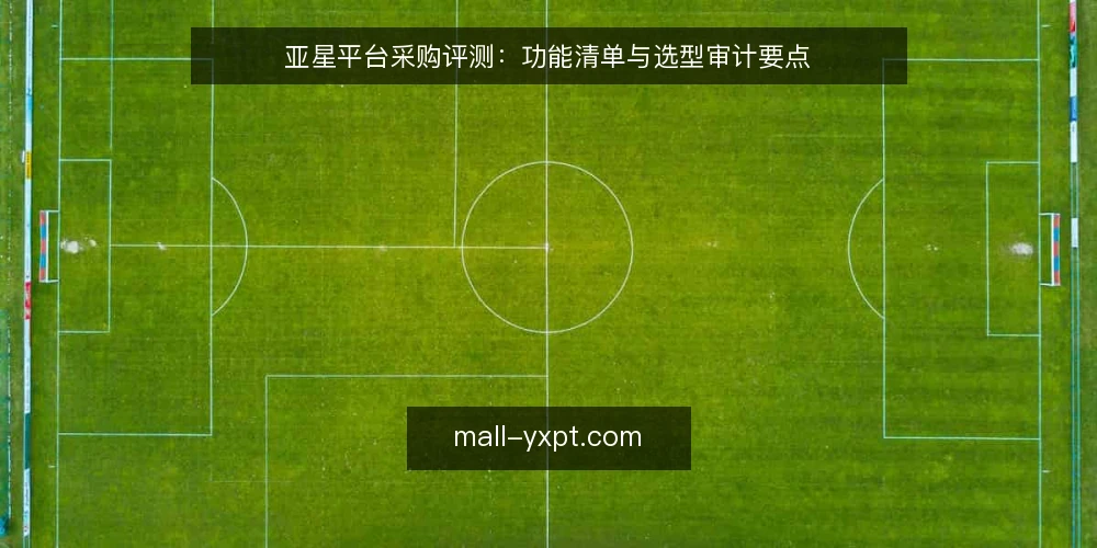 亚星平台采购评测：功能清单与选型审计要点 — Why audit now 配图