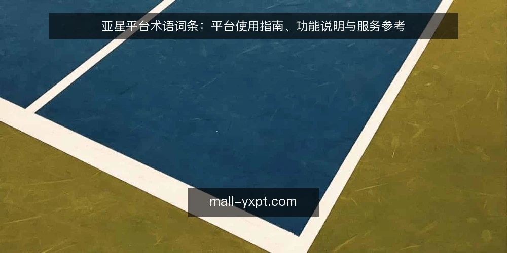 亚星平台术语词条：平台使用指南、功能说明与服务参考 — 术语语境：为什么要先统一词条 配图