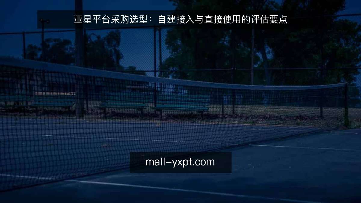 亚星平台采购选型：自建接入与直接使用的评估要点