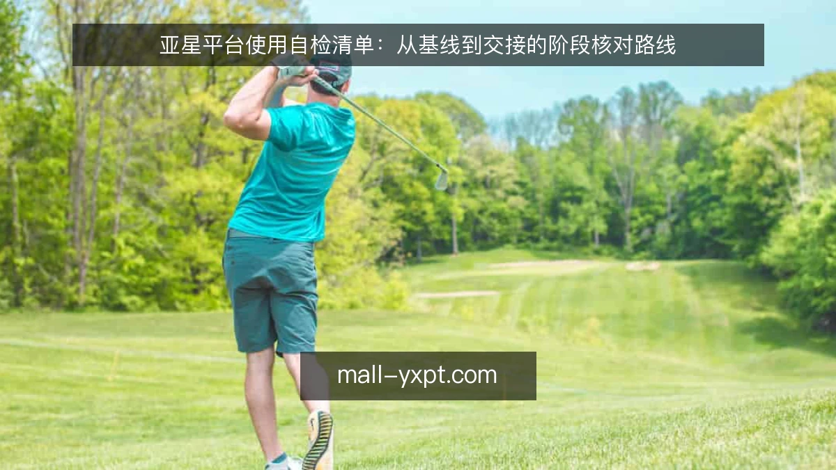 亚星平台使用自检清单：从基线到交接的阶段核对路线